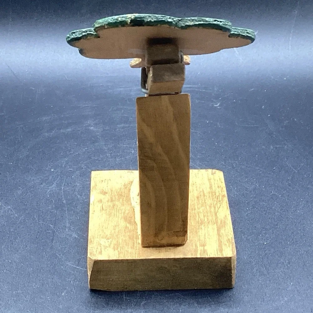 Wood Note Holder Handcrafted Tree‎ Motif 5.5